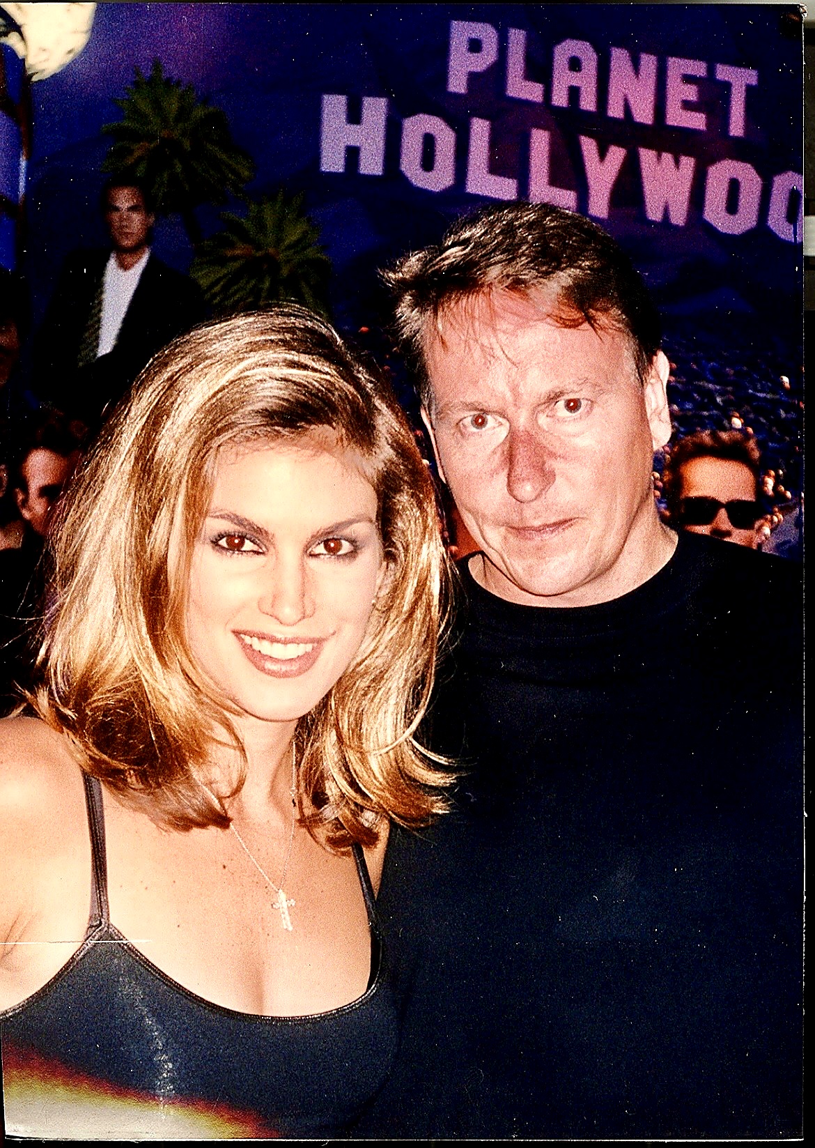 Thomas Kramer mit Cindy Crawford
